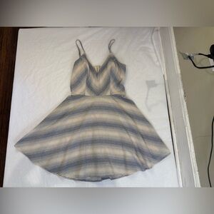 Altar'd State Beige and Blue Dress